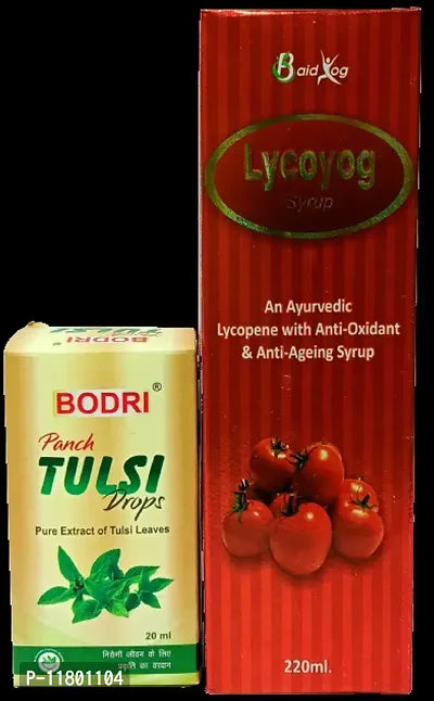 Panch TULSI Drops AND LYCOYOG SYRUP for immunity Booster,good health wellness