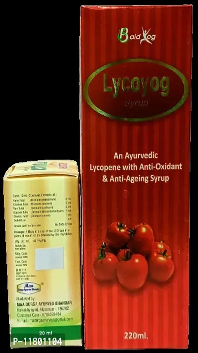 Panch TULSI Drops AND LYCOYOG SYRUP for immunity Booster,good health wellness