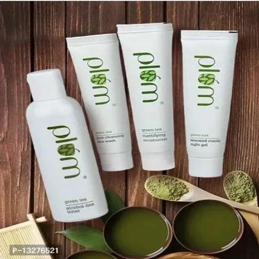 Plum Green Tea Combo Kit(Toner + Face Wash + Moisturizer + Night Gel)