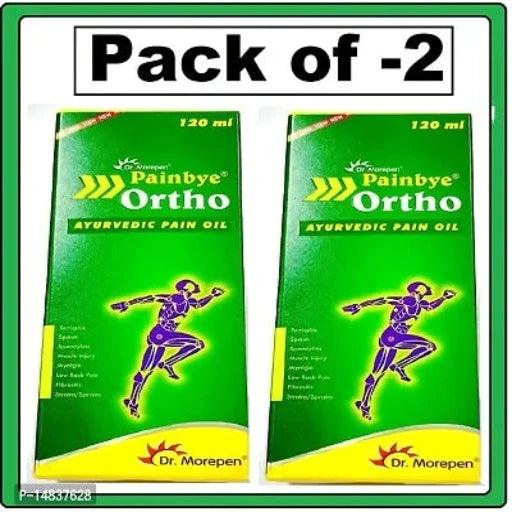 Painbye Ortho Ayurvedic Pain Relief Oil (120 ml) Pack of -2