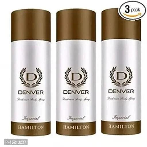 Denver Imperial Body Spray For Unisex 150Ml Pack Of 3 Mens Perfumes Deodrants