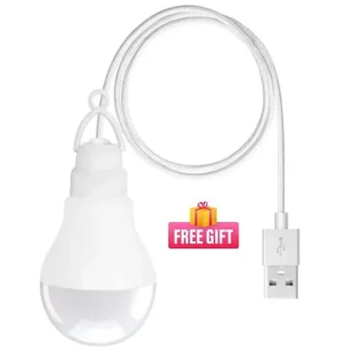 LED USB Bulb Mini LED Night Light led Portable Light - White (Pack of 1)