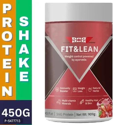 Weight Loss FIT-Powered with Ayurvedic Herbs and Immunity Booster Multi Vitamins - Strawberry Cream, 15 Meals