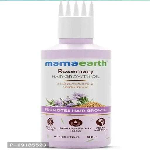 Mamaearth Rosemary Hair Growth Oil with Rosemary Methi Dana for Promoting Hair Growth - 150 ml