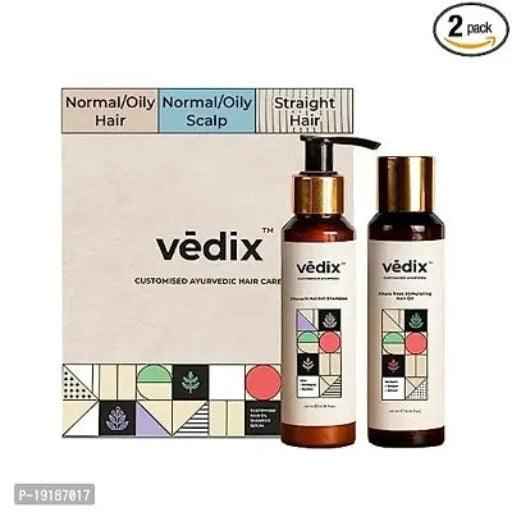 Vedix Customised Hair Growth Combo |Hair Oil For Hair Fall | Anti Hair Fall Shampoo|Dry Hair |Dry Scalp|Curly Hair - 200 ml (2 Items in the set) - Springkart 