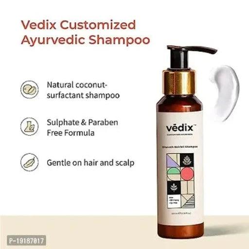 Vedix Customised Hair Growth Combo |Hair Oil For Hair Fall | Anti Hair Fall Shampoo|Dry Hair |Dry Scalp|Curly Hair - 200 ml (2 Items in the set)