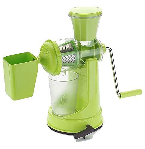 168 Manual Fruit Vegetable Juicer With Juice Cup And Waste Collector - Springkart 