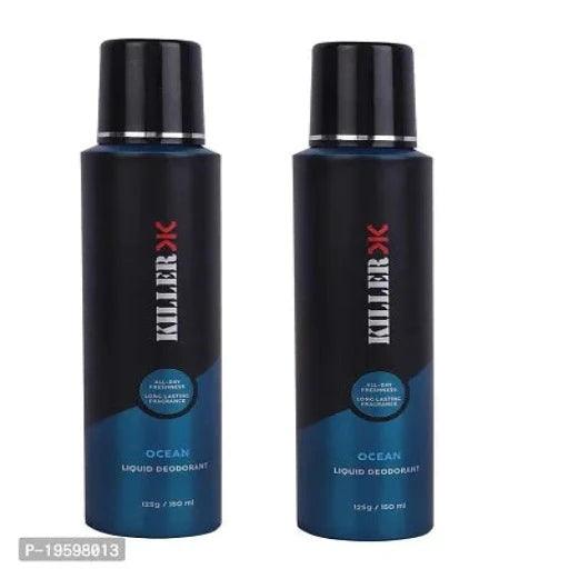 Killer Ocean Liquid Deodorant For Man 150 ml Each (Pack Of 2)