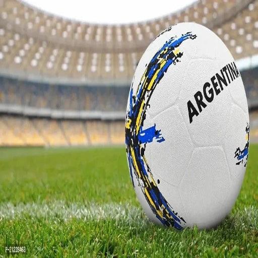 Rubber Moulded Argentina Country Football Size 5 with Inflation Needle