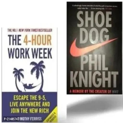 Combo of 2 books, The 4-Hour Work Week + The Shoe, Dogg (Paperback, TIMOTHY FERRISS KNIGHT PHIL)