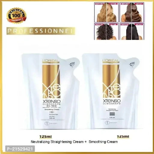 X-Tenso Oleoshape Smoothing Extra Resistant Hair Straightener (125ml) + Neutralizing Cream (125ml)