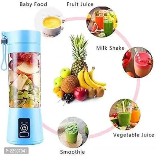 6 Blades Branded Juicer Rechargeable Portable Electric USB Juicer Bottle