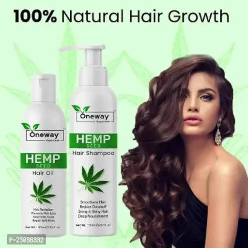 Oneway Happiness Hempseed Hair oil (100ml) and Hempseed Hair Shampoo (200) 300ml