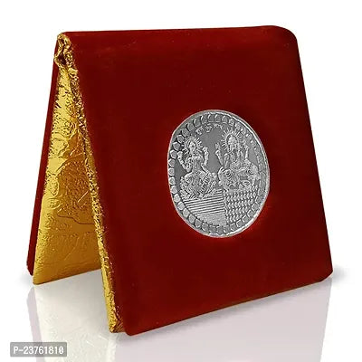 Silver Plated German Silver Dhanteras Coins for Diwali Gift