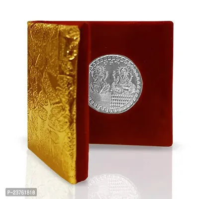 Silver Plated German Silver Dhanteras Coins for Diwali Gift