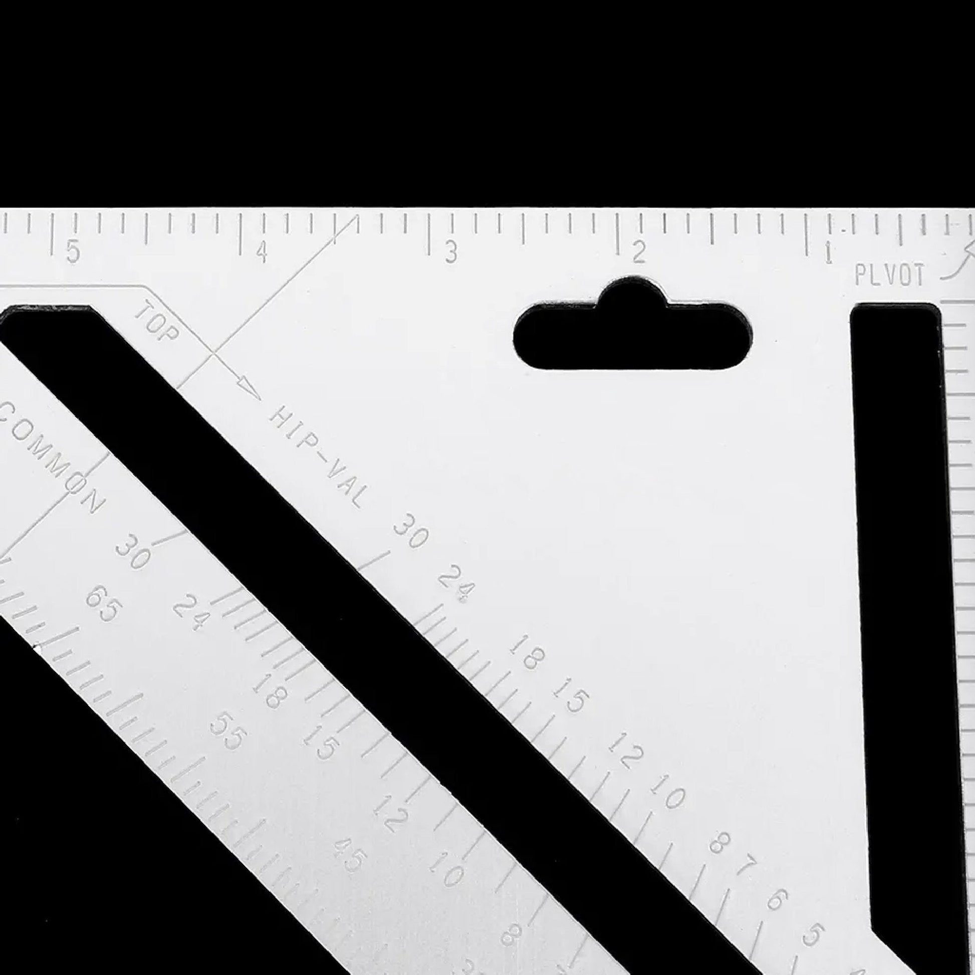 Light Weight Double Side Scale Triangle Measurement Hand Tool - Springkart 