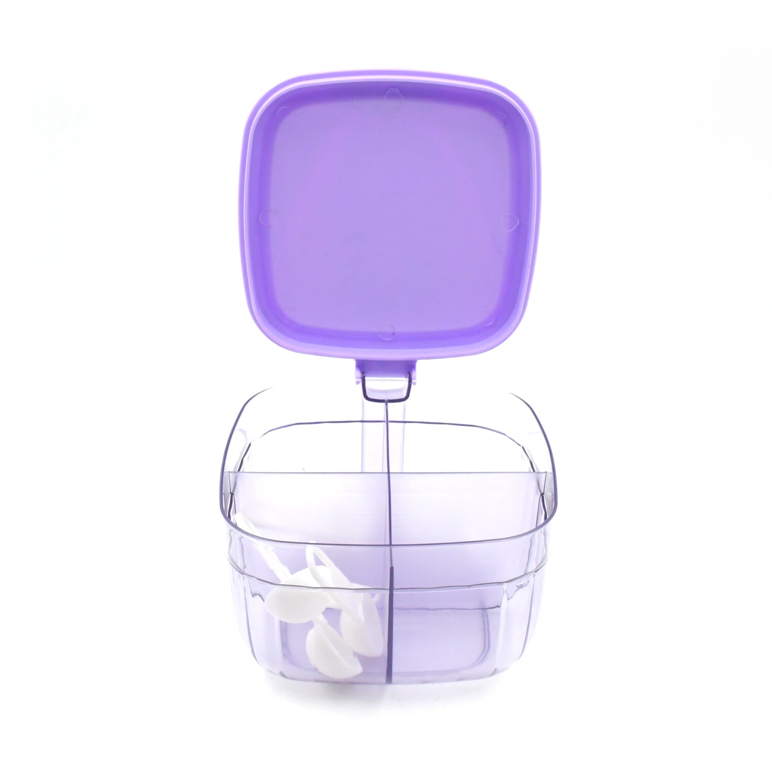 4-compartment airtight container for dry fruits