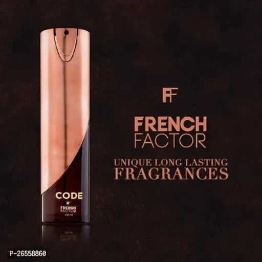 French Factor Code Perfume 100ml | EAU De Parfum | Long Lasting Perfume for men |Classic,EDP