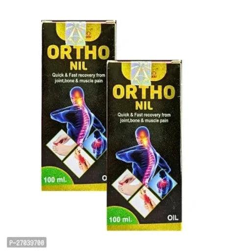 Ayurvedic Ortho nil oil for pain relief and artharits (pack of 2)