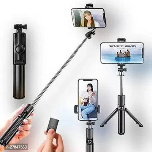 Bluetooth Selfie-Sticks with Remote 3-in-1 Multifunctional Selfie-Stick Tripod Stand Compatible with All Phones