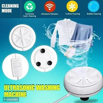 Mini Washing Machine Turbine,Ultrasonic Lightweight Turbo Washer with USB Cable