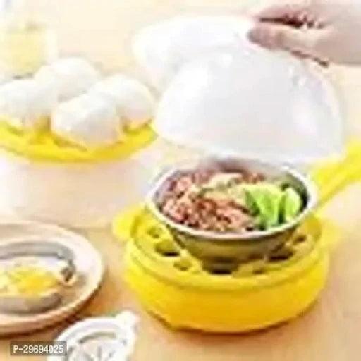 Multi Functional Mini Electric Egg Frying Pan and 7 Egg Steamer Boiler