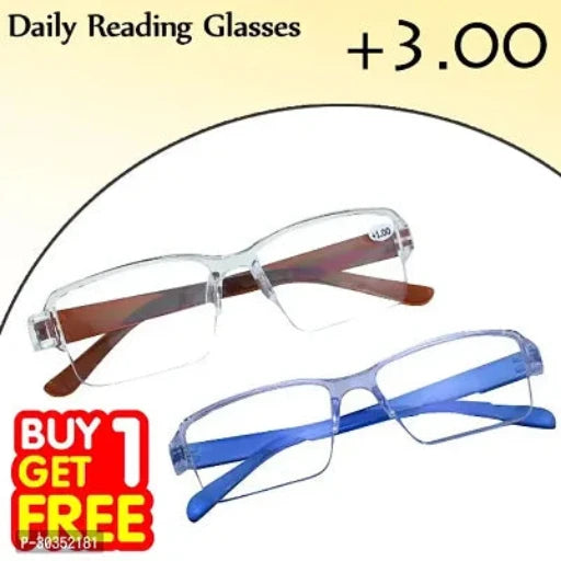 BUY 1 GET 1 FREE Daily Reading Glasses Best Quality Glasses (3.0)