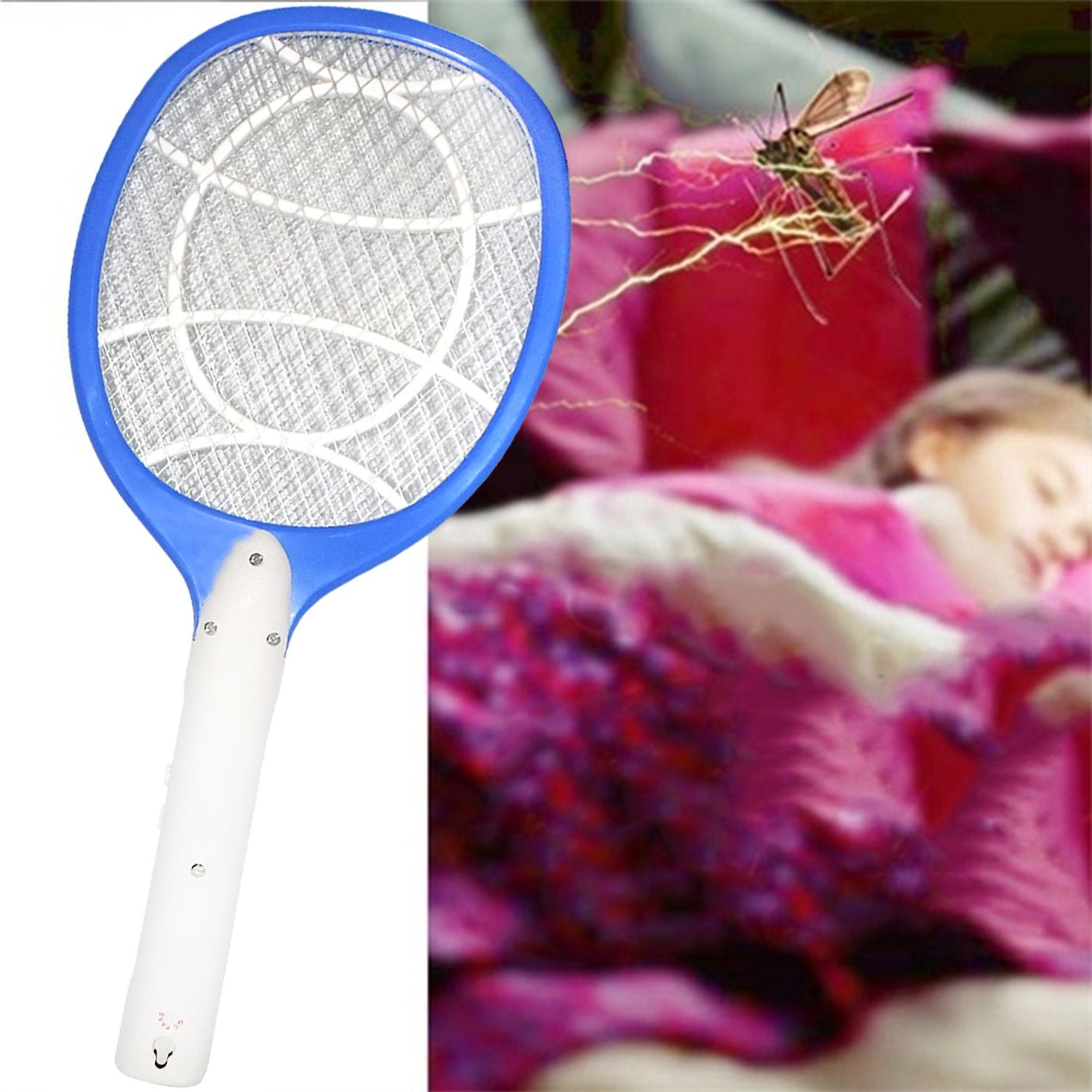 Anti Mosquito Racket - Rechargeable Insect Killer Bat - Springkart 
