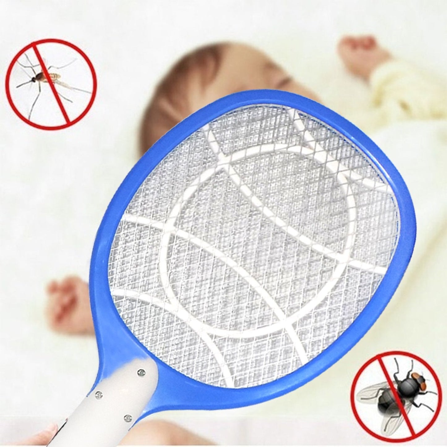 Anti Mosquito Racket - Rechargeable Insect Killer Bat - Springkart 