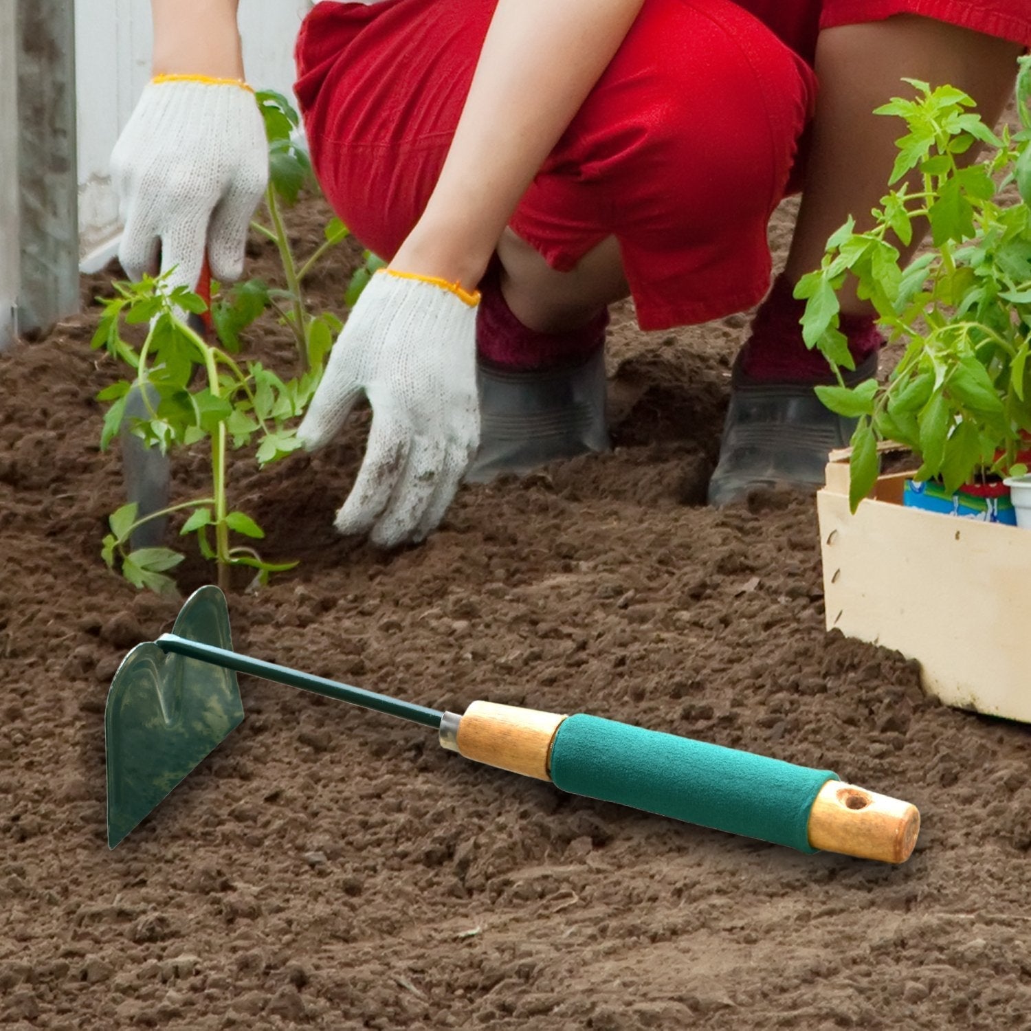 Gardening Hoe Tool with Handle - Springkart 