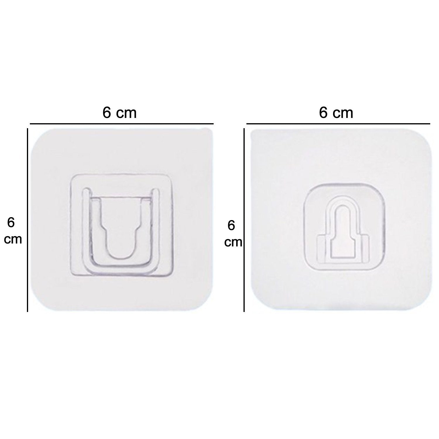 Magic Adhesive Plastic Wall Hooks Heavy Duty Hooks (Pack of 20) - Springkart 