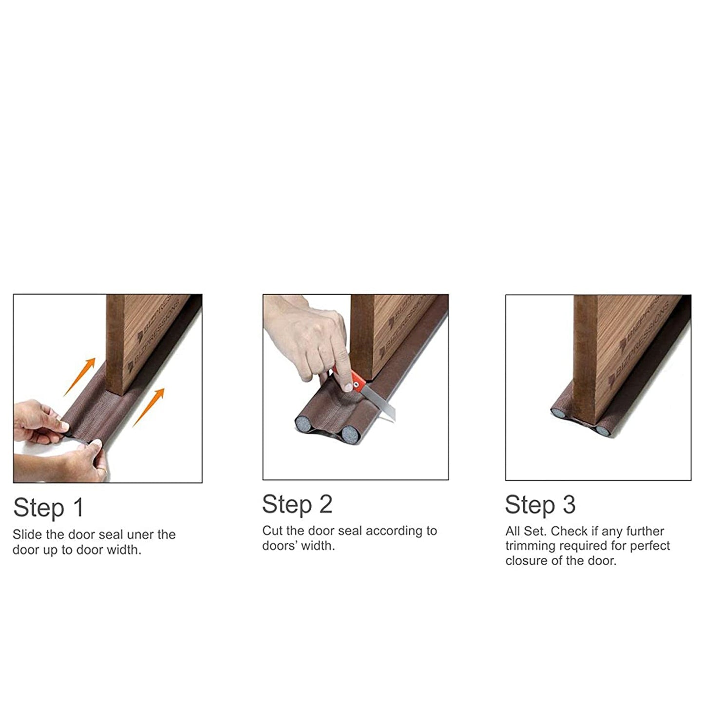 Twin Door Draft Stopper / Guard Protector for Doors and Windows - Springkart 