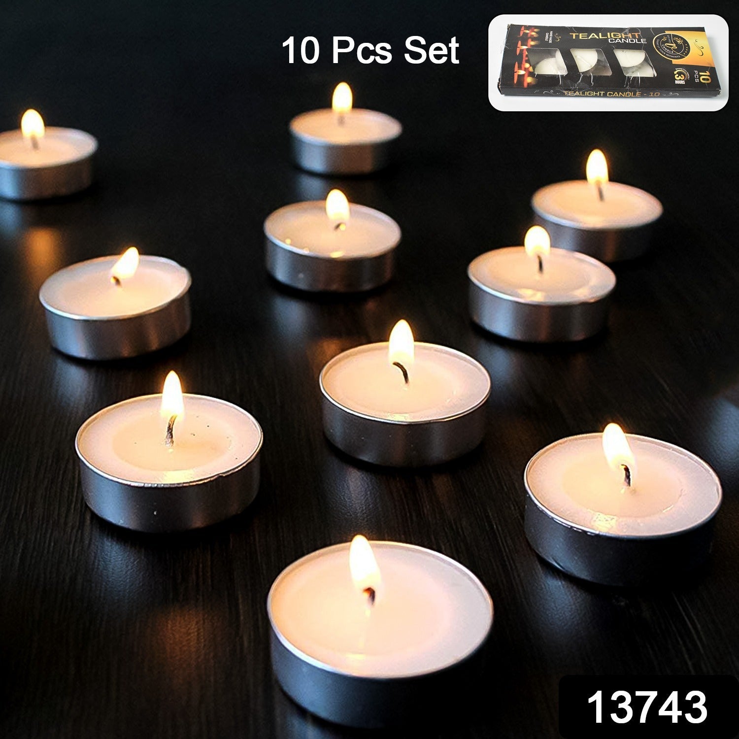 Citrus Zest Scented Smokeless Tealight Set