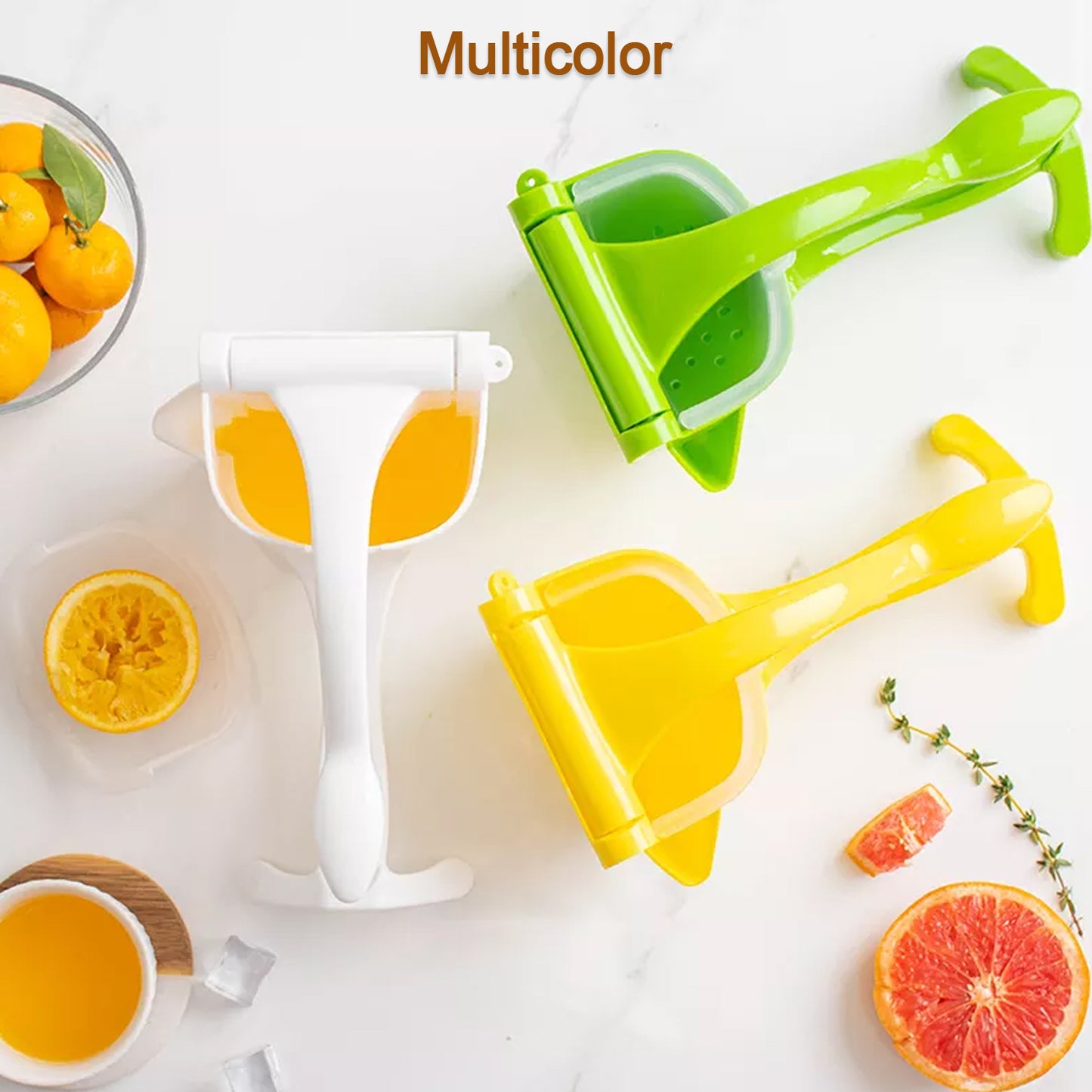 2337 Heavy Duty Juice Press Squeezer With Juicers (Multicoloured) - Springkart 