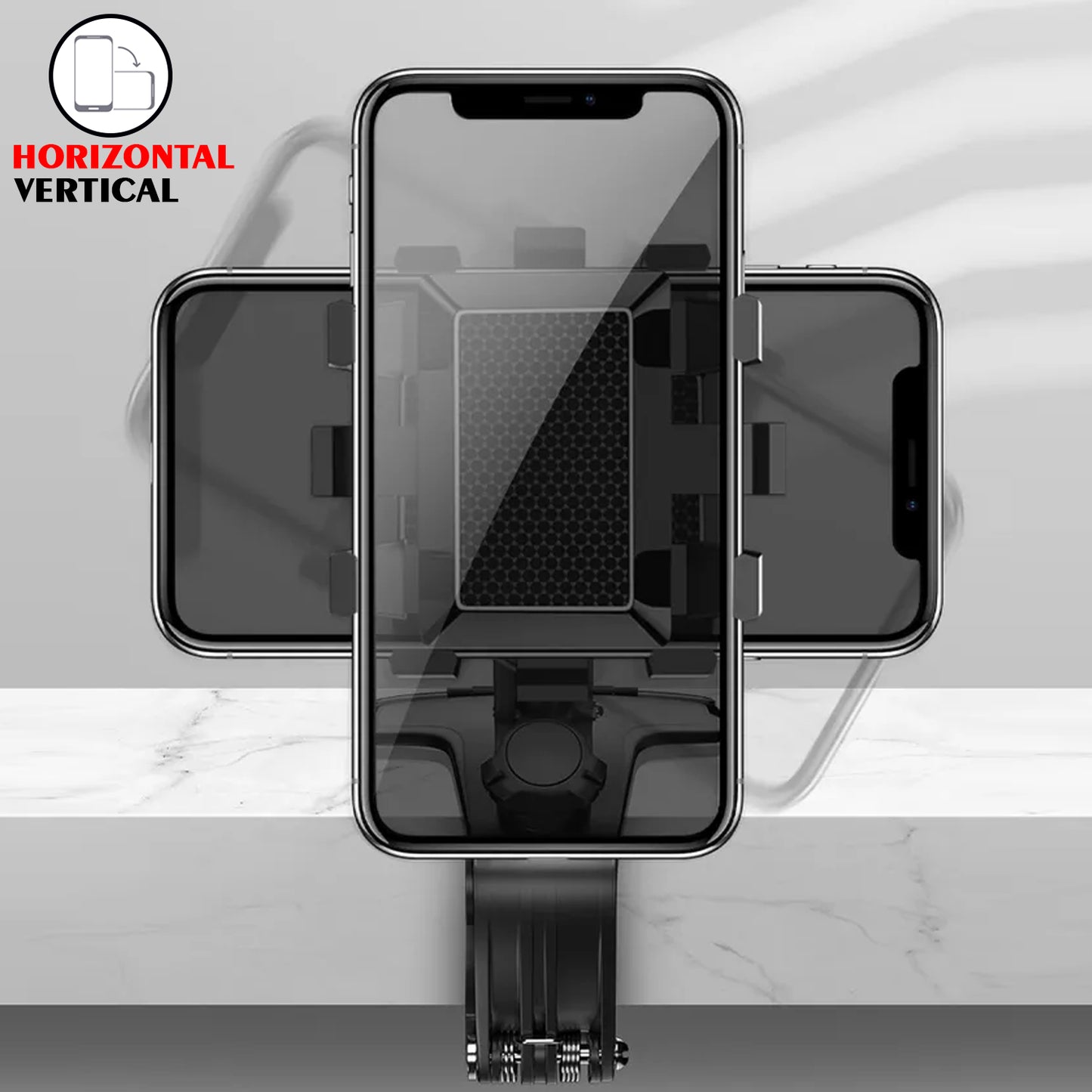 6281 Car Mobile Phone Holder Mount Stand With 360 Degree. Stable One Hand Operational Compatible With Car Dashboard. - Springkart 
