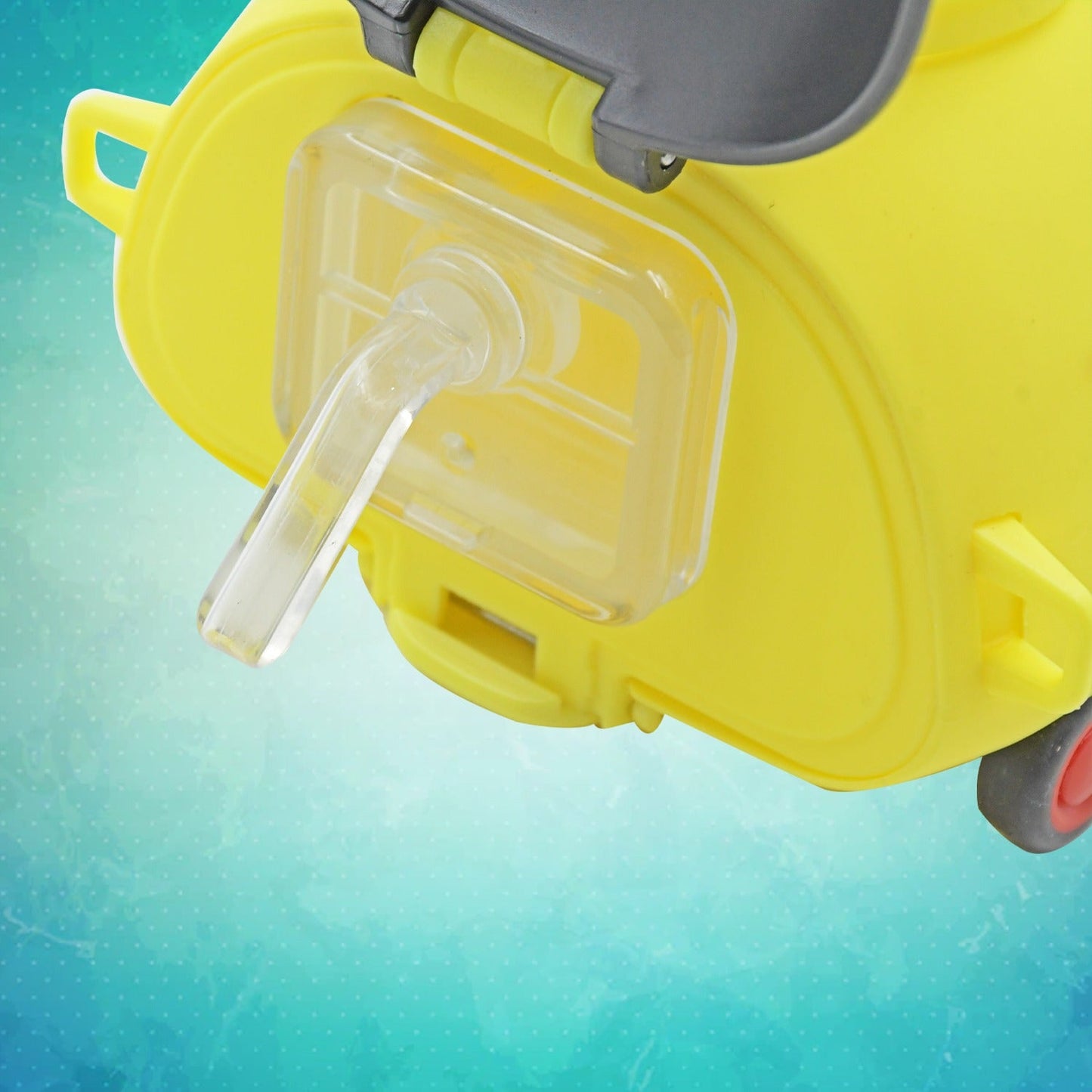 Cute Plastic Bug Shape Water Bottle with adjustable shoulder strap, 4 wheel & Straw, portable drinking cup Water Bottle For Kids | Water Bottle | Return Gift For Kids | Water Bottle With Straw | School Kinds Water Bottle (1 Pc) - Springkart 