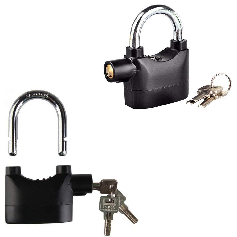 185 Anti Theft Security Pad Lock With Smart Alarm - Springkart 