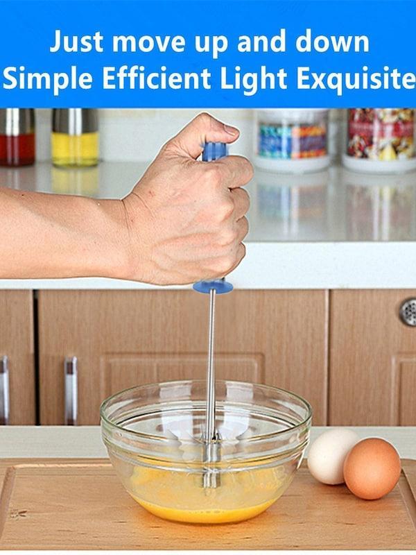 191 Stainless Steel Mixi Egg Lassi Butter Milk Maker Mixer Hand Blender - Springkart 