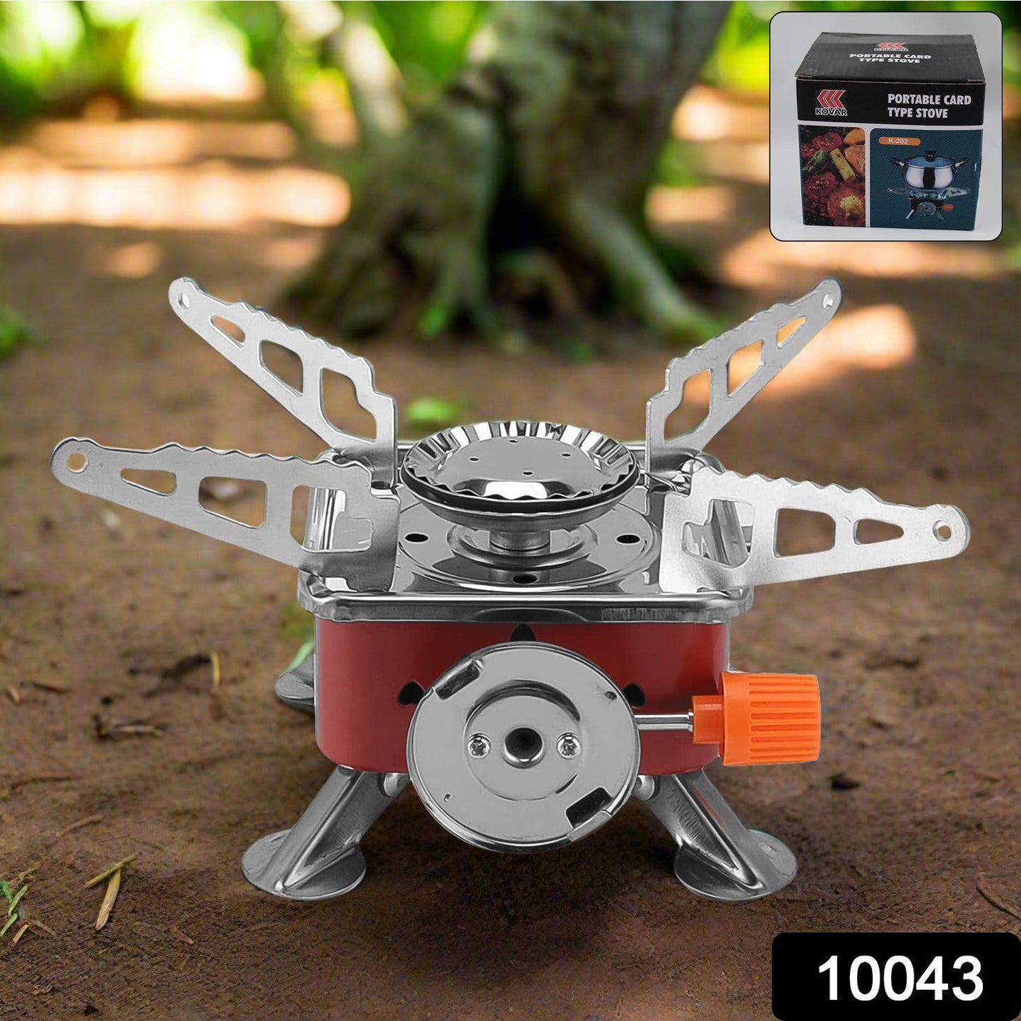 Mini Square Camping Stove, 2800W (1 Pc) - Springkart 