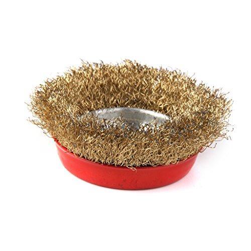 194 Wire Wheel Cup Brush (Gold) - Springkart 