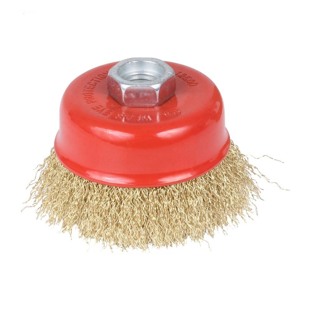 194 Wire Wheel Cup Brush (Gold) - Springkart 