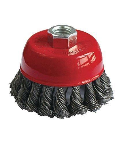 195 Wire Wheel Cup Brush (Black) - Springkart 