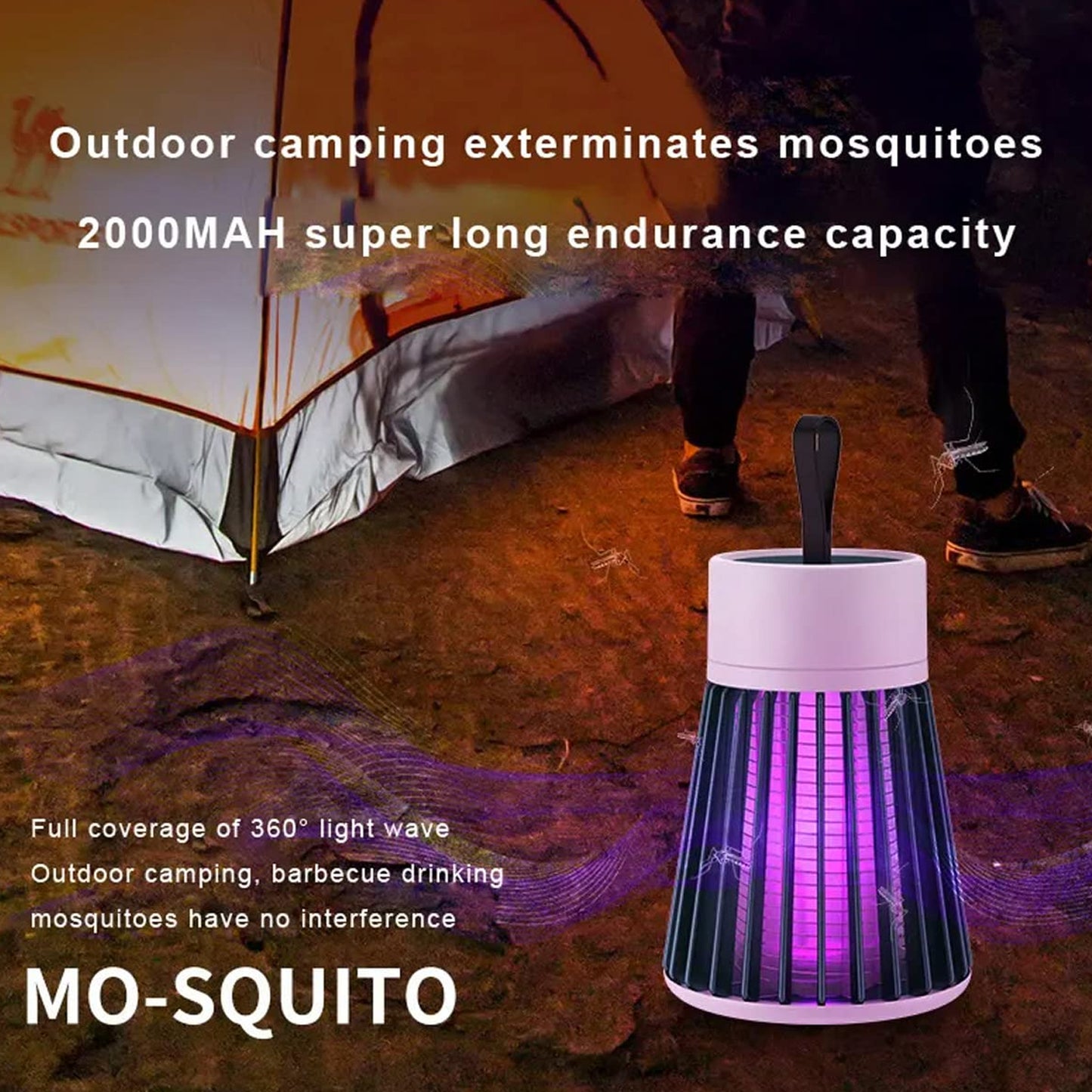 6402 Mosquito Killer Machine Mosquito Killer Usb Powered Bug Zapper Mosquito Lamp For Home Electric Led Lamp Mosquito Killer Indoor Outdoor Mosquito Trap Machine - Springkart 