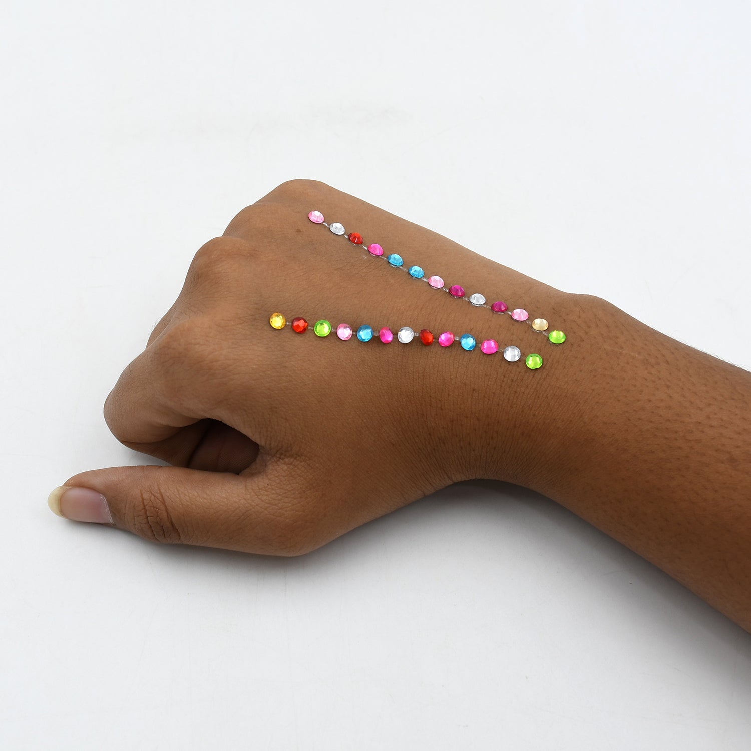 Self Adhesive Multi Size Shaped Shining Stones Crystals Stickers For Art Craft Mobile Phone Decoration Jewellery Making School Projects Creative Work - Springkart 