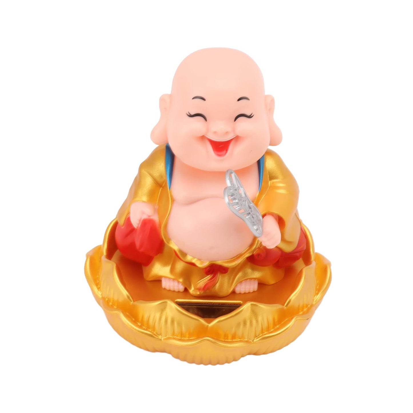 Solar Power Moving Buddha Car Ornament (1 Pc) - Springkart 