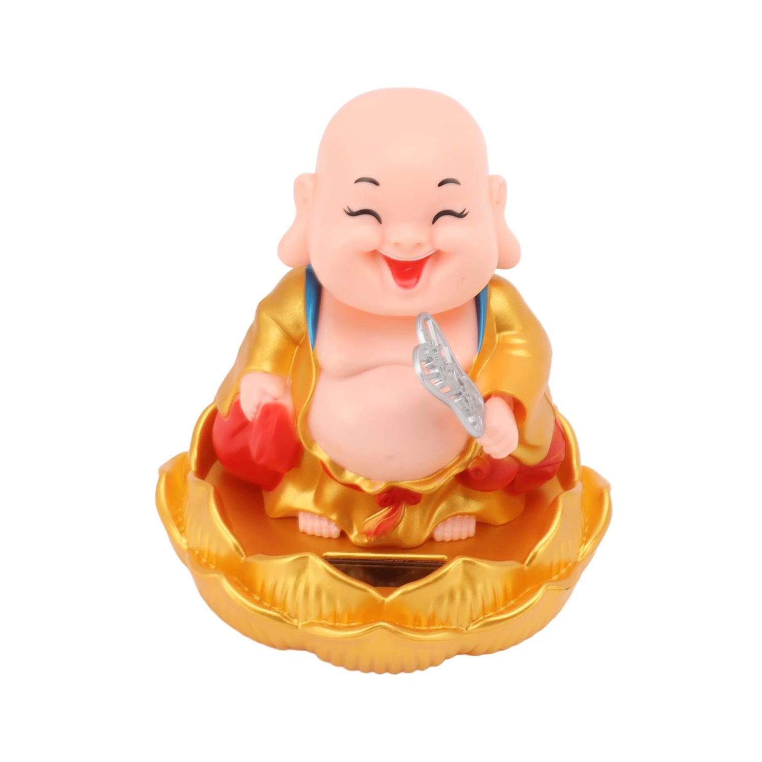 Solar Power Moving Buddha Car Ornament (1 Pc) - Springkart 