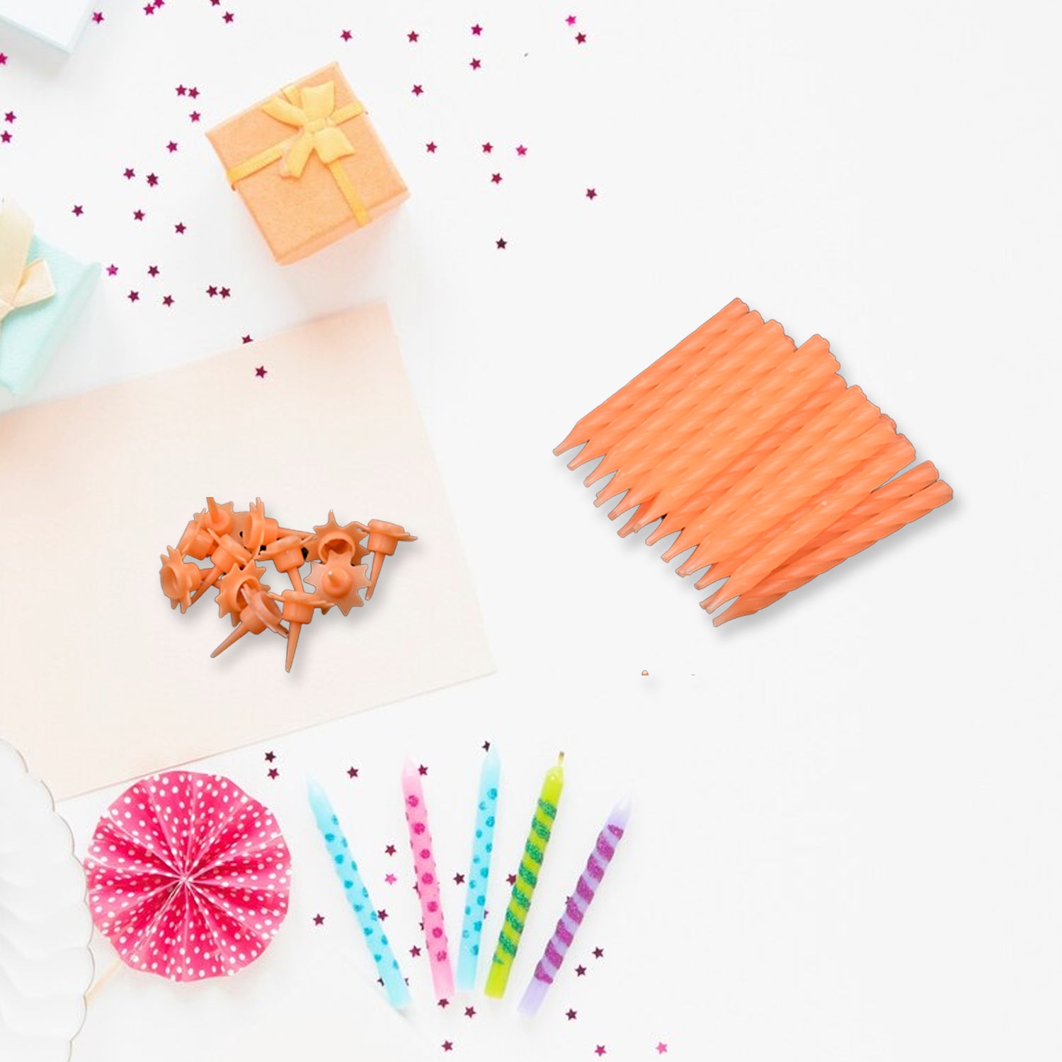6239 Birthday Party Candles (Pack Of 24 Pcs) - Springkart 