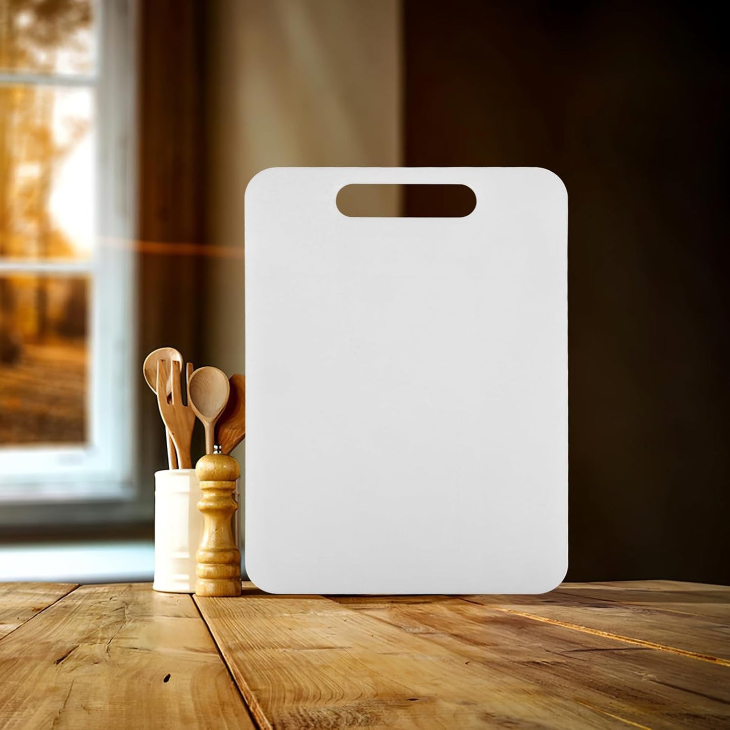 Apex Medium Plastic Chopping Board (3623 Cm  1 Pc)