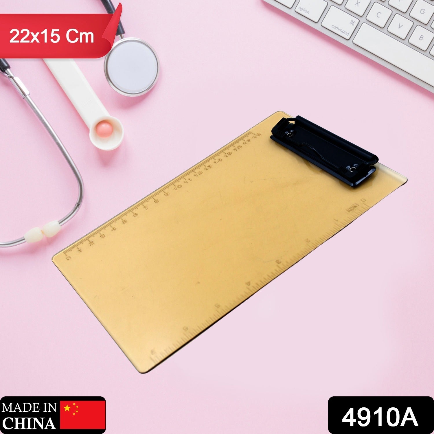 4910a Transparent Plastic Clipboard Pad Professional Clipboard Heavy Duty Clipboard Durable Plastic Clip Board - Springkart 