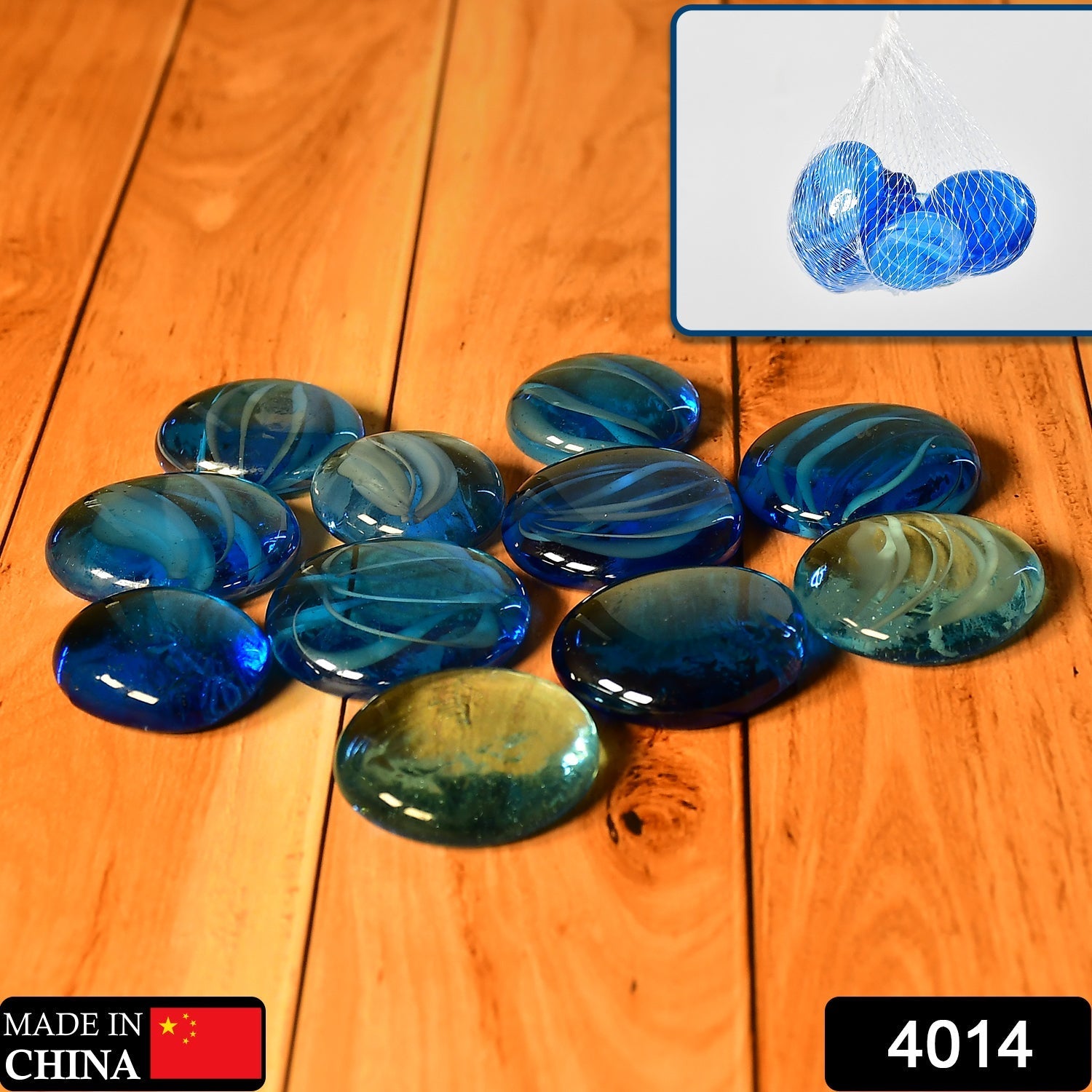 Glass Gem Stone, Flat Round Marbles Pebbles for Vase Fillers, Attractive pebbles for Aquarium Fish Tank. - Springkart 